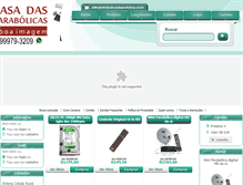 Tablet Screenshot of casadasparabolicas.com.br